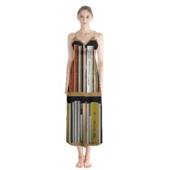 Book Nook Books Bookshelves Comfortable Cozy Literature Library Study Reading Reader Reading Nook Ro Button Up Chiffon Maxi Dress by Maspions