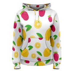 Strawberry Lemons Fruit Women s Pullover Hoodie by Askadina