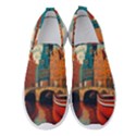 London England Bridge Europe Buildings Architecture Vintage Retro Town City Women s Slip On Sneakers View1