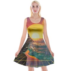 Pretty Art Nice Reversible Velvet Sleeveless Dress by Maspions