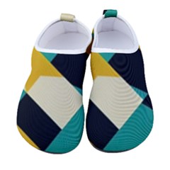 Geometric Pattern Retro Colorful Abstract Kids  Sock-style Water Shoes by Bedest