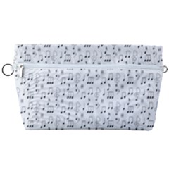 Music Notes Background Wallpaper Handbag Organizer by Bajindul