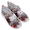 Digital Computer Technology Office Information Modern Media Web Connection Art Creatively Colorful C Women s Velcro Strap Shoes View3