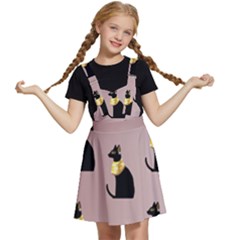 Cat Egyptian Ancient Statue Egypt Culture Animals Kids  Apron Dress by Maspions