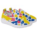 Colored Blots Painting Abstract Art Expression Creation Color Palette Paints Smears Experiments Mode Kids  Slip On Sneakers View3