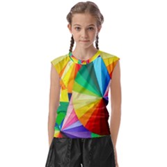 Bring Colors To Your Day Kids  Raglan Cap Sleeve T-shirt by elizah032470