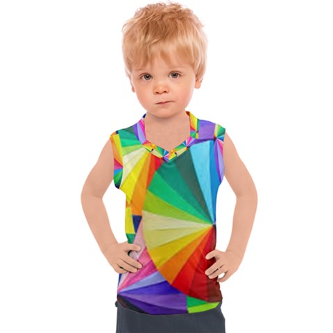 Bring Colors To Your Day Kids  Sport Tank Top by elizah032470