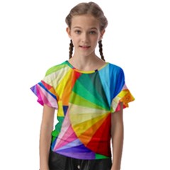 Bring Colors To Your Day Kids  Cut Out Flutter Sleeves by elizah032470