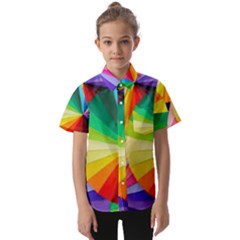 Bring Colors To Your Day Kids  Short Sleeve Shirt by elizah032470