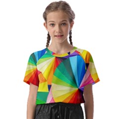 Bring Colors To Your Day Kids  Basic T-shirt by elizah032470