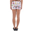 Snails Butterflies Pattern Seamless Yoga Shorts View2