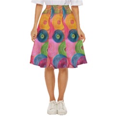 Colorful Abstract Patterns Classic Short Skirt by Maspions