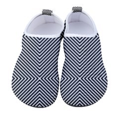 Abstract Diagonal Stripe Pattern Seamless Women s Sock-style Water Shoes by Maspions