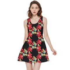 Floral Geometry Inside Out Reversible Sleeveless Dress by Sparkle