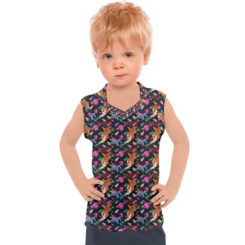 Beautiful Pattern Kids  Sport Tank Top by Sparkle