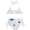 Butterfly-blue-phengaris Kids  Classic Bikini Set View2