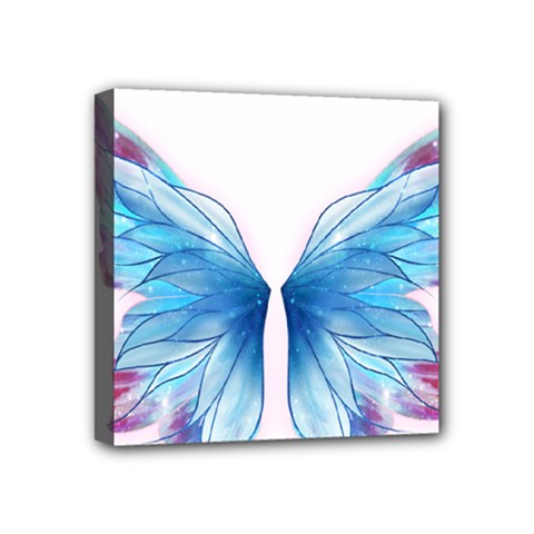 Butterfly-drawing-art-fairytale  Mini Canvas 4  X 4  (stretched) by saad11