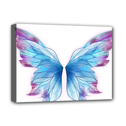 Butterfly-drawing-art-fairytale  Deluxe Canvas 16  X 12  (stretched)  by saad11