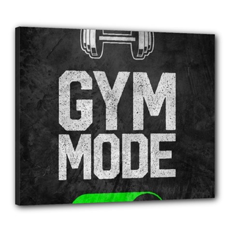 Gym Mode Canvas 24  X 20  (stretched) by Store67