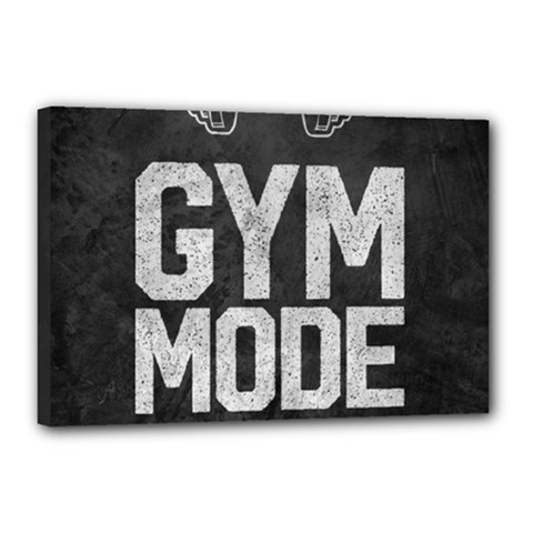 Gym Mode Canvas 18  X 12  (stretched) by Store67