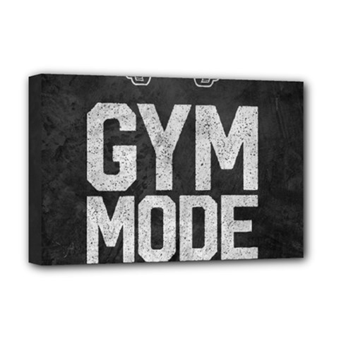 Gym Mode Deluxe Canvas 18  X 12  (stretched) by Store67