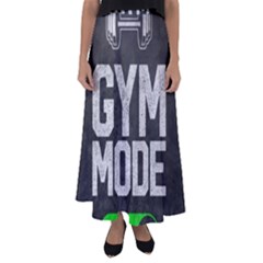 Gym Mode Flared Maxi Skirt by Store67