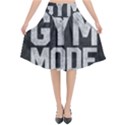 Gym mode Flared Midi Skirt View1