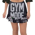 Gym mode Fishtail Mini Chiffon Skirt View1