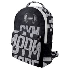 Gym Mode Flap Pocket Backpack (small) by Store67