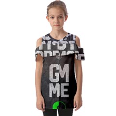 Gym Mode Fold Over Open Sleeve Top by Store67