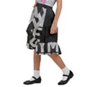 Gym mode Kids  Ruffle Flared Wrap Midi Skirt View2