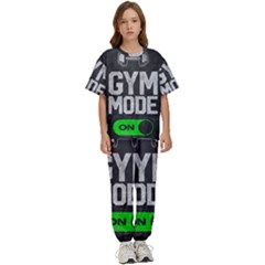 Gym Mode Kids  T-shirt And Pants Sports Set by Store67