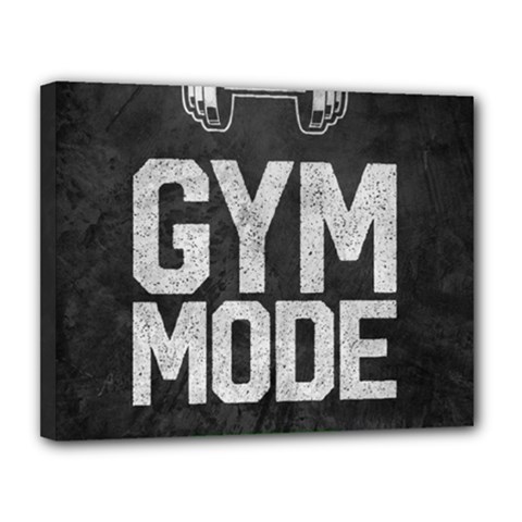 Gym Mode Canvas 14  X 11  (stretched) by Store67