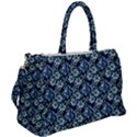 Blue Flowers 001 Duffel Travel Bag View2