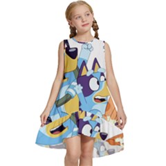 Bluey Kids  Frill Swing Dress by avitendut