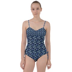 Blue Roses 1 Blue Roses 2 Sweetheart Tankini Set by DinkovaArt