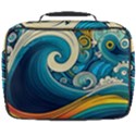 Waves Ocean Sea Abstract Whimsical Art Full Print Lunch Bag View2