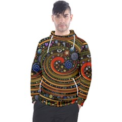 Swirl Vortex Emoji Cyclone Motion Art Men s Pullover Hoodie by Paksenen