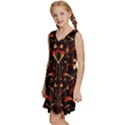 Year Of The Dragon Kids  Sleeveless Tiered Mini Dress View2