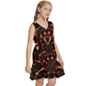 Year Of The Dragon Kids  Sleeveless Tiered Mini Dress View3