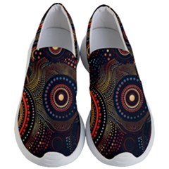 Abstract Geometric Pattern Women s Lightweight Slip Ons by Ndabl3x