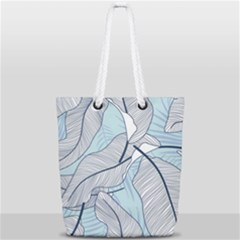 Tropical Flower Seamless Pattern Full Print Rope Handle Tote (small) by Ket1n9