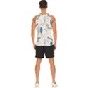 Pattern Sloth Woodland Men s Wide Collar Tank Top View4