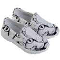 Cat - Artistic Paper Cut Kids Lightweight Slip Ons View3