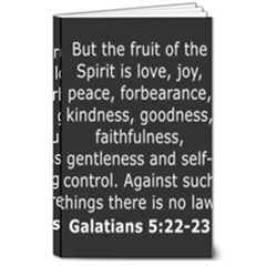 Galatians 5 8  X 10  Softcover Notebook by RiverRootz