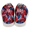 Us presidential election colorful vibrant pattern design  Men s Mid-Top Canvas Sneakers View4