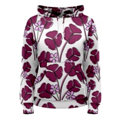 Flowers Pattern Background Nature Women s Pullover Hoodie by Proyonanggan