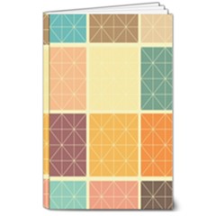 Square Cube Shape Colourful 8  X 10  Softcover Notebook by Proyonanggan