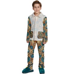 Pattern 1 Muster 7 Kids  Long Sleeve Velvet Pajamas Set by 2607694c