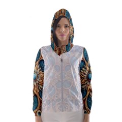 Pattern 1 Muster 7a Women s Hooded Windbreaker by 2607694c